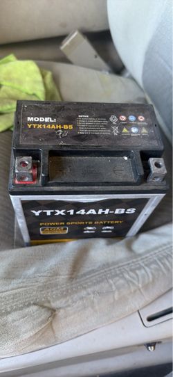Motorcycle battery new