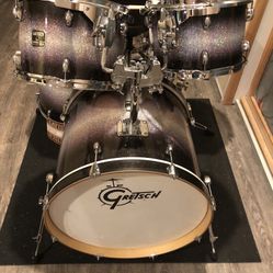 Gretsch Catalina Birch Ebony Halogen Burst Drum Set