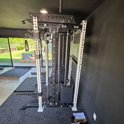 NEW Vesta Pro Series 3in1 Squat Rack | Functional Trainer | 45lbs Smith Machine | Pulley System | FREE DELIVERY🚚