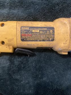 Dewalt Angle Grinder