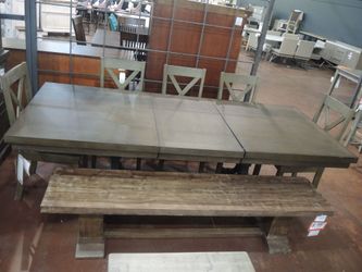 Dining Table — Davis Home (Gray)