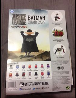 D.C. JUSTIC LEAGUE SUPER HERO "BATMAN " CHIAR CAPE.NEW