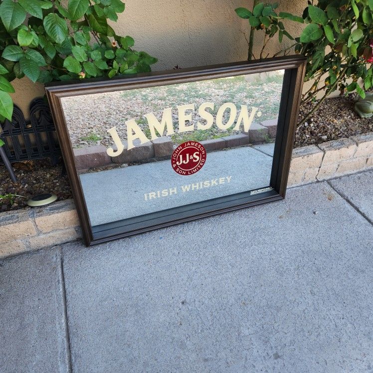 Jamison Irish Whiskey Mirrored Sign $55 obo