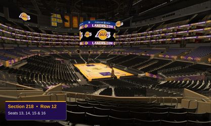 Lakers Opening Night and Christmas Tickets - Lower Bowl