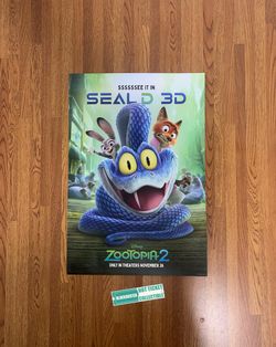 Zootopia 2 (Cinemark Exclusive) RealD 3D Mini Poster