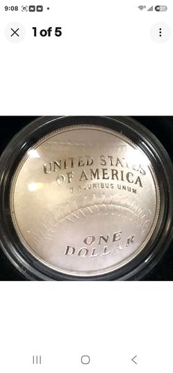 2014 90% Silver proof National Baseball Hall of Fame
