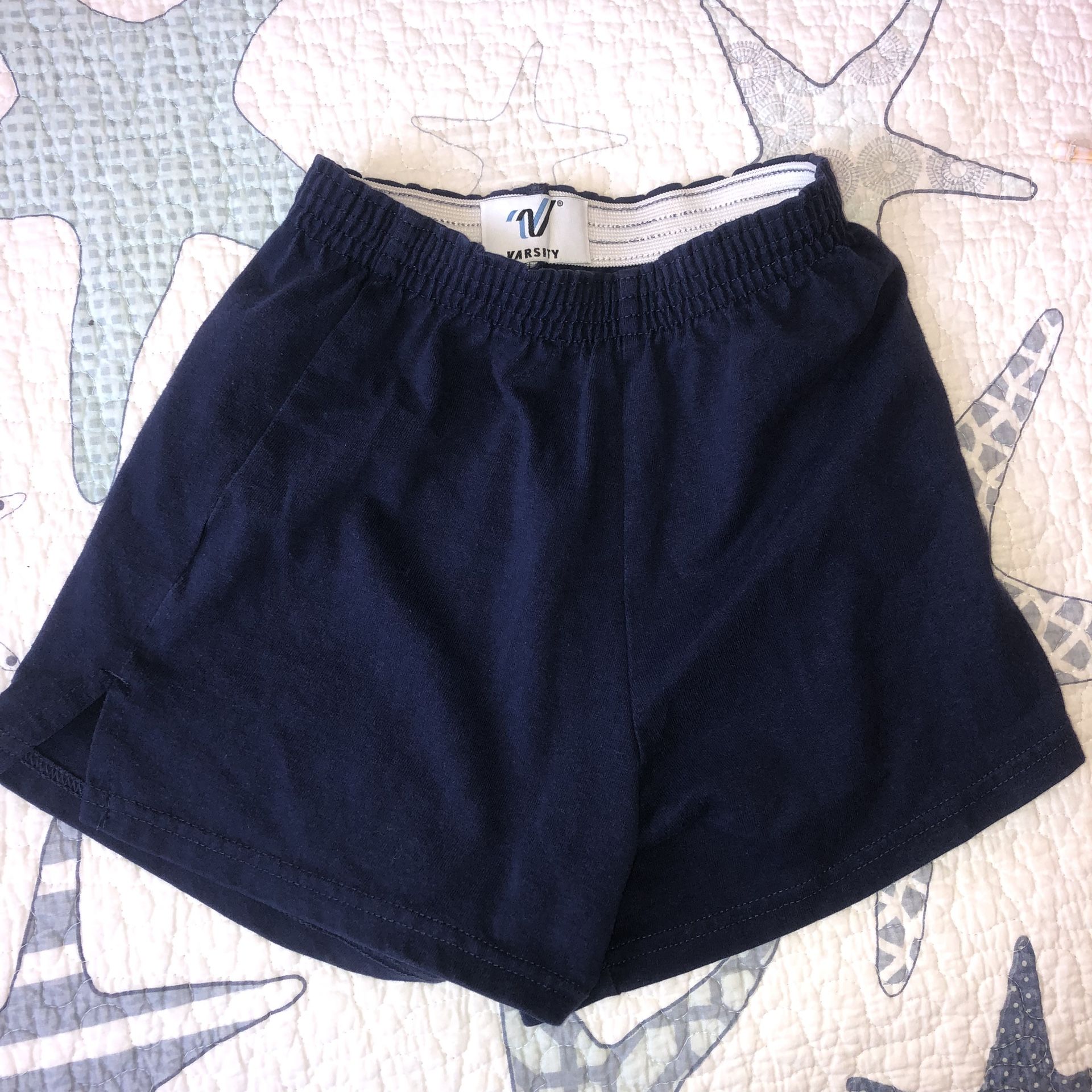 varsity cheer shorts navy blue