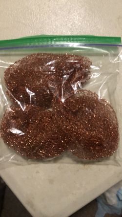 Copper household sponge
