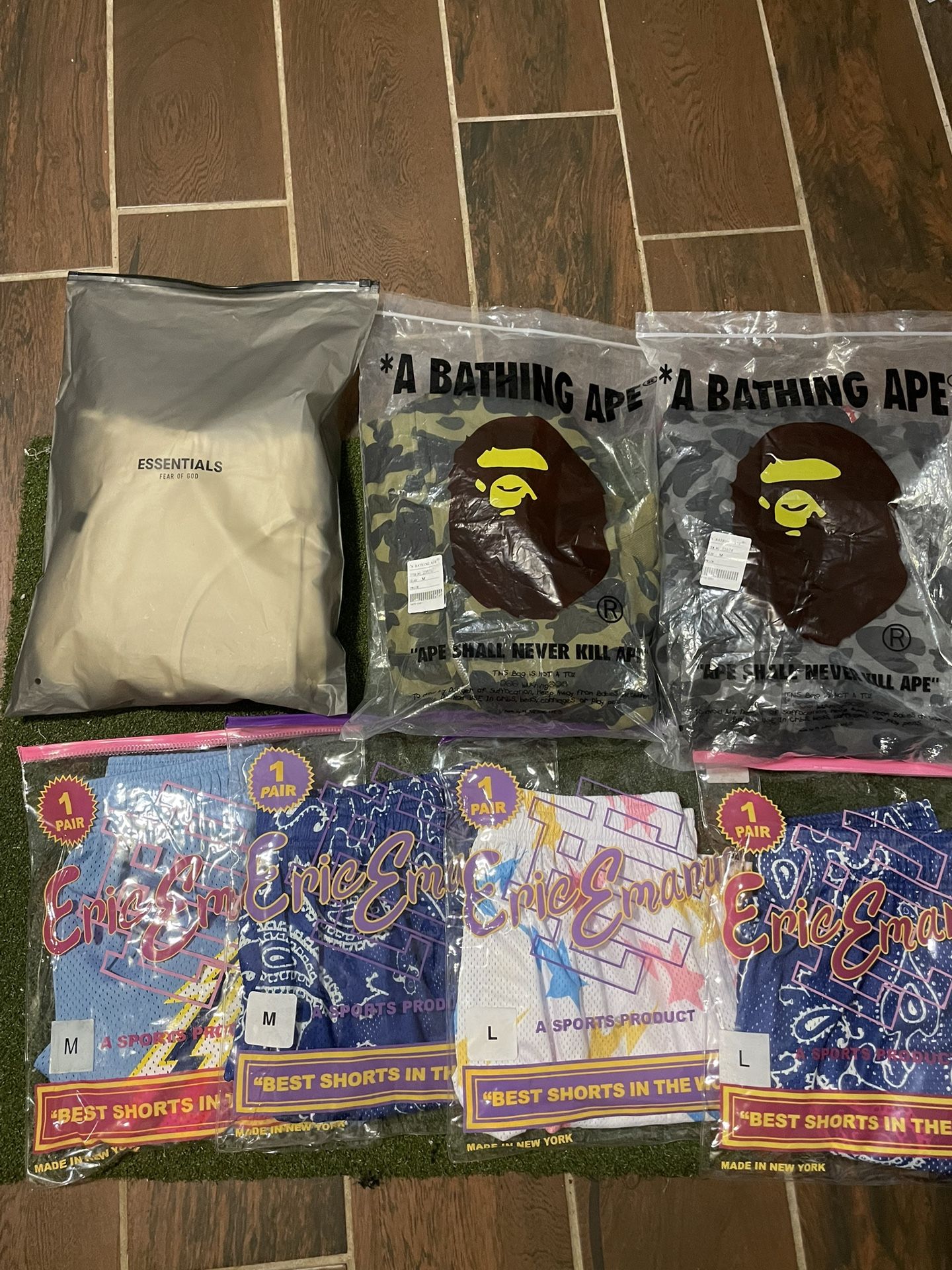 Eric Emanuel Shorts, Essential Shorts,bape Hoodies