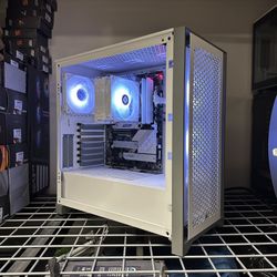 💠 White AM5 Gaming PC — Ryzen 5 9600X / MSI RTX 3080 12GB / 32GB DDR5 / Clean Build