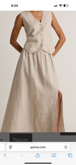 Linen skirt