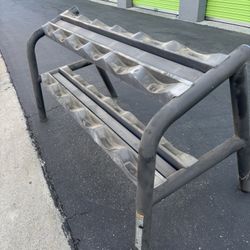 Technogym Dumbbell Weights Rack $50 Firm
