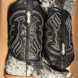 Genuine Cowhide Boots Size 9