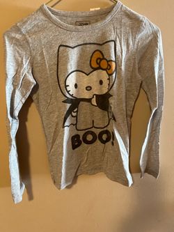 New girls M Hello Kitty Halloween Fall long sleeve top