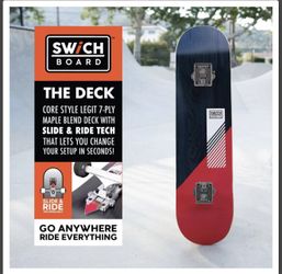 Skate swich Board  - 2 rides