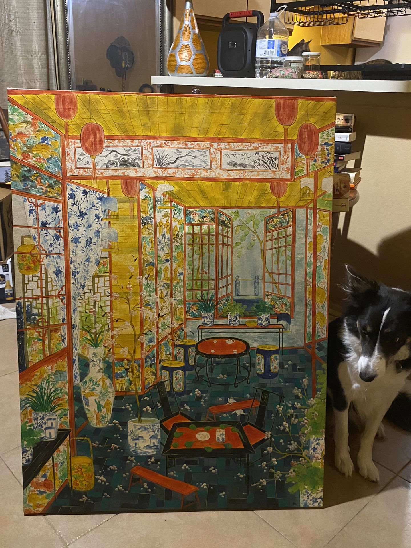 Asian Realistic Hand Painted Canvas