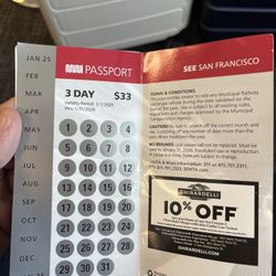 Trolley/ Cable Car Tickets (San Francisco)