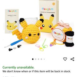 $10 pikachu Crochet Kit 
