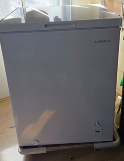White freezer