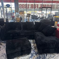 New Fluffy Sectional Sofa