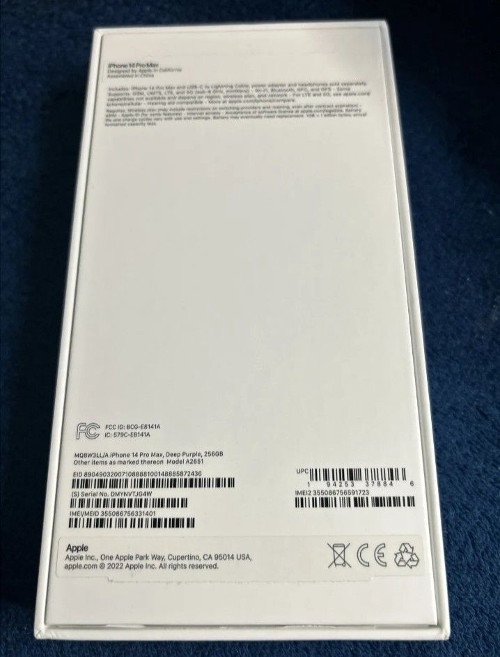 Apple IPhone 14pro Max