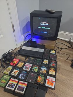 Atari 7800 With Games