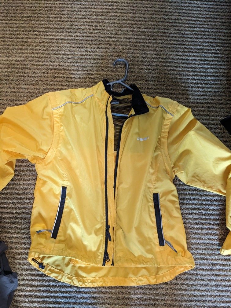 Reflective Jacket With Removable Sleeves Size S