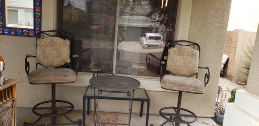 Bar Stools And High Table