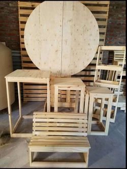Wooden Party Display.