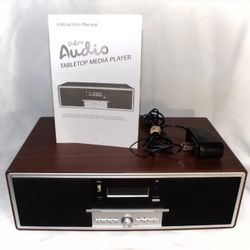 Vintage Retro Style CD + Bluetooth + Aux + USB+ FM Radio Sound System & Speakers