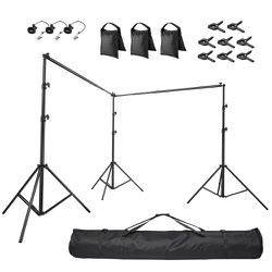 NEW- $120 RETAIL-  20'Wx10'H Backdrop Stand Photo Video Studio Background
