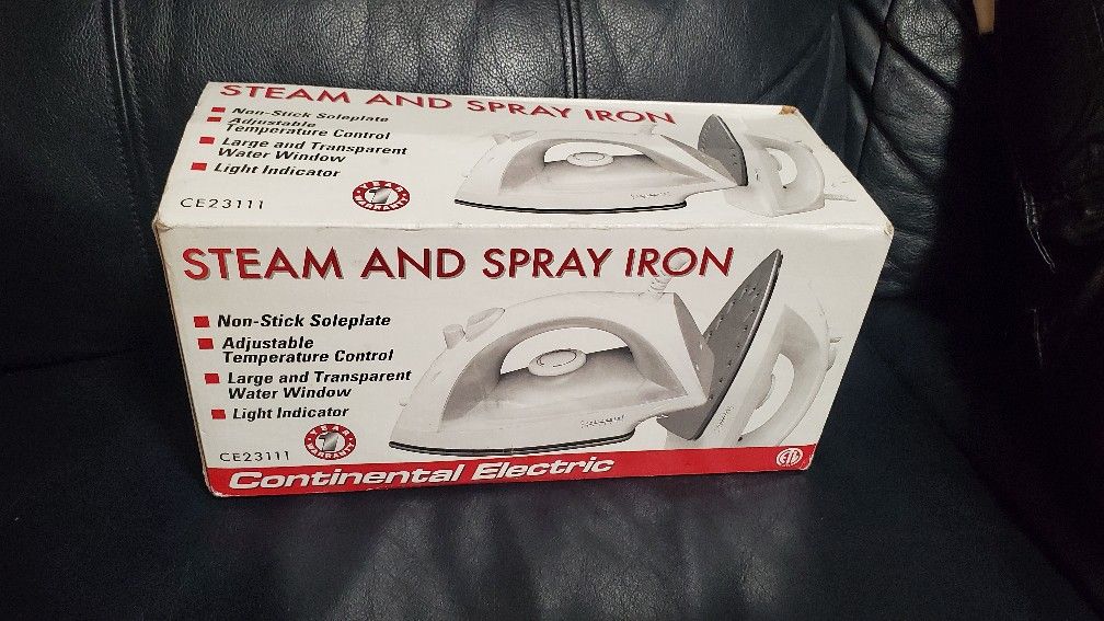 STEAM AND SPRAY IRON