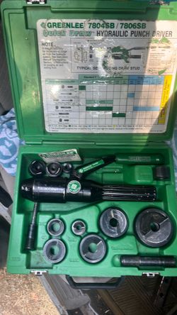 Green Lee   Hydraulic punch driver