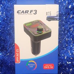 Brand new Bluetooth FM Transmitter , Car Aux Bluetooth and USB Bluetooth compatible with any car stereo Bz4