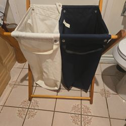 Foldable Double Laundry Hamper