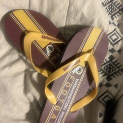 Redskins Flip Flops