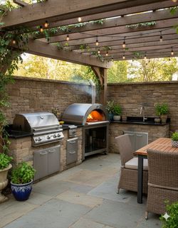 XL 44" Stainless Steel Wood Charcoal Pizza Bread Oven