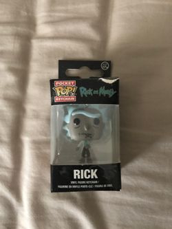 rick and morty keychain