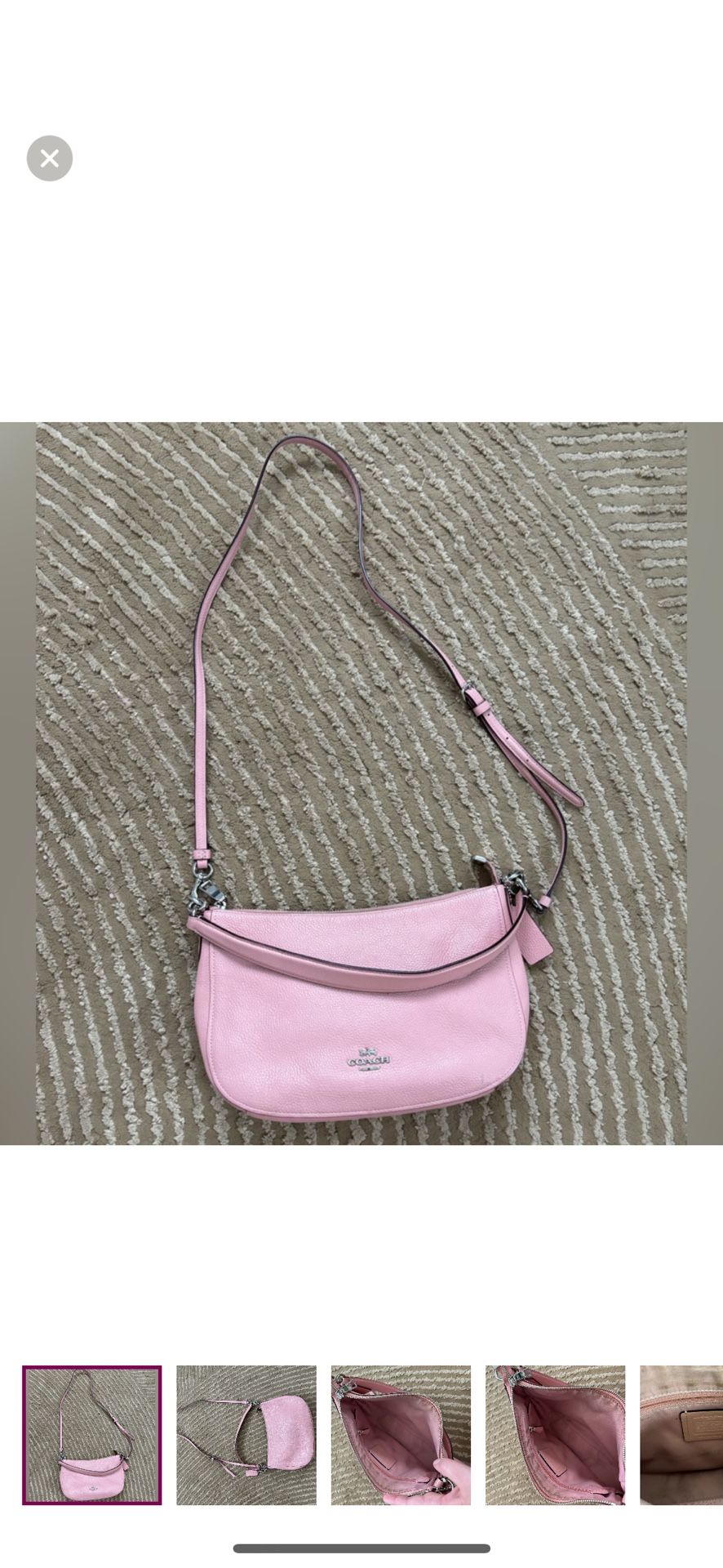 Coach Swinger Bag - convertible cross body / shoulder bag