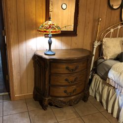 Beautiful Solid Wood Dresser And Mirror