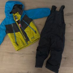 Kids Snow Jacket And Bib