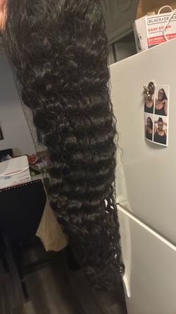 30” human hair frontal wig