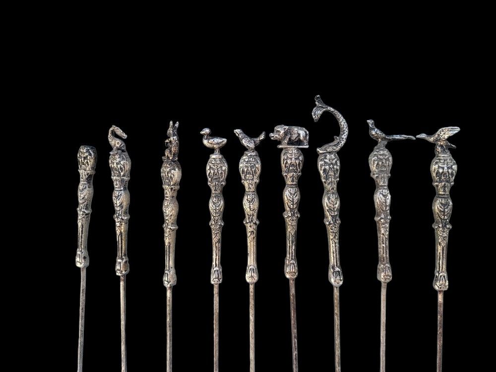 1950s Pewter Cocktail Fork