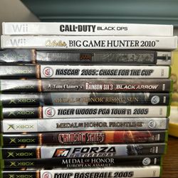 Xbox 360 and  Wii games USED