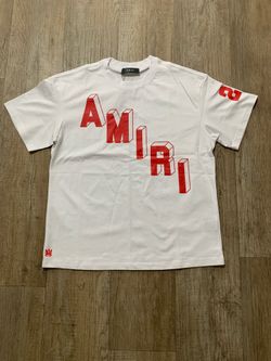white Amiri Tee