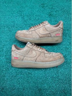 NIKE AIR FORCE LOW SUPREME WHEAT SIZE 10.5