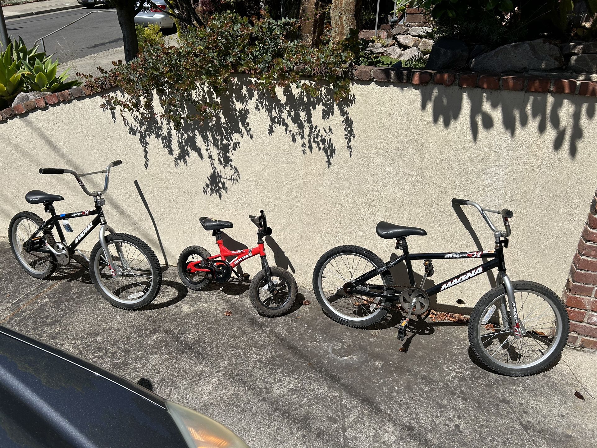 Three Kids’ BMX Bikes