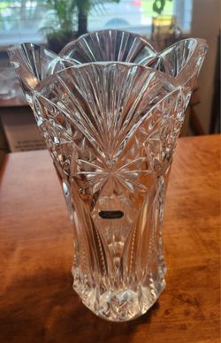 Vintage J.G. Durand Cristal France Cut Glass Vase