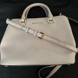 Michael Kors Baby Pink Satchel with Gold Hardware