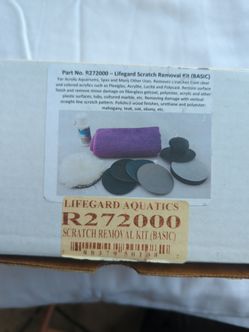 Lifegard Aquatics Acrylic Scratch Removal Kit R272000 Basic (NEW)